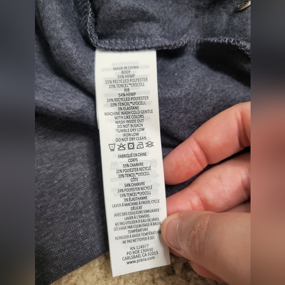 NWT prAna Cozy Up Sweatshirt in Nautical Camo - Picture 8 of 10